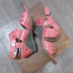 Bussola studded wedge sandals